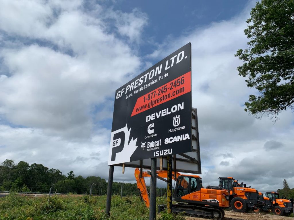 GF Preston Outdoor Sign