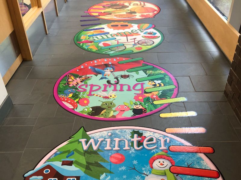 One Kids Place - Floor Graphics - Seasons - See More Graphics and Signs