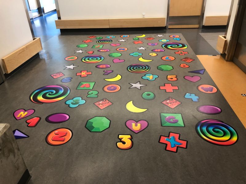 One Kids Place - Floor Graphics Stickers - See More Graphics and Signs