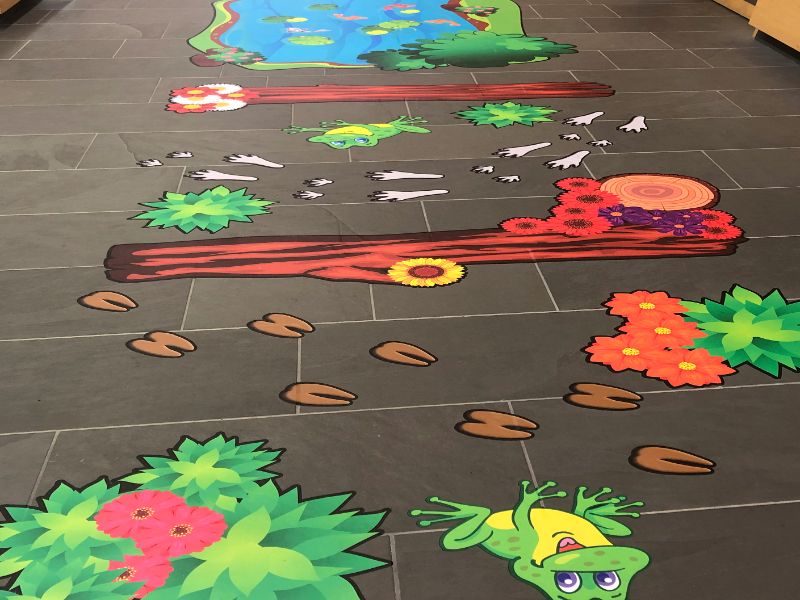 One Kids Place - Interactive Floor Graphics - See More Graphics and Signs