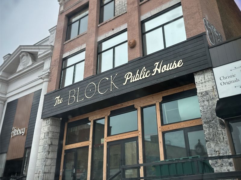 The Block Public House North Bay Ontario - See More Graphics and Signs